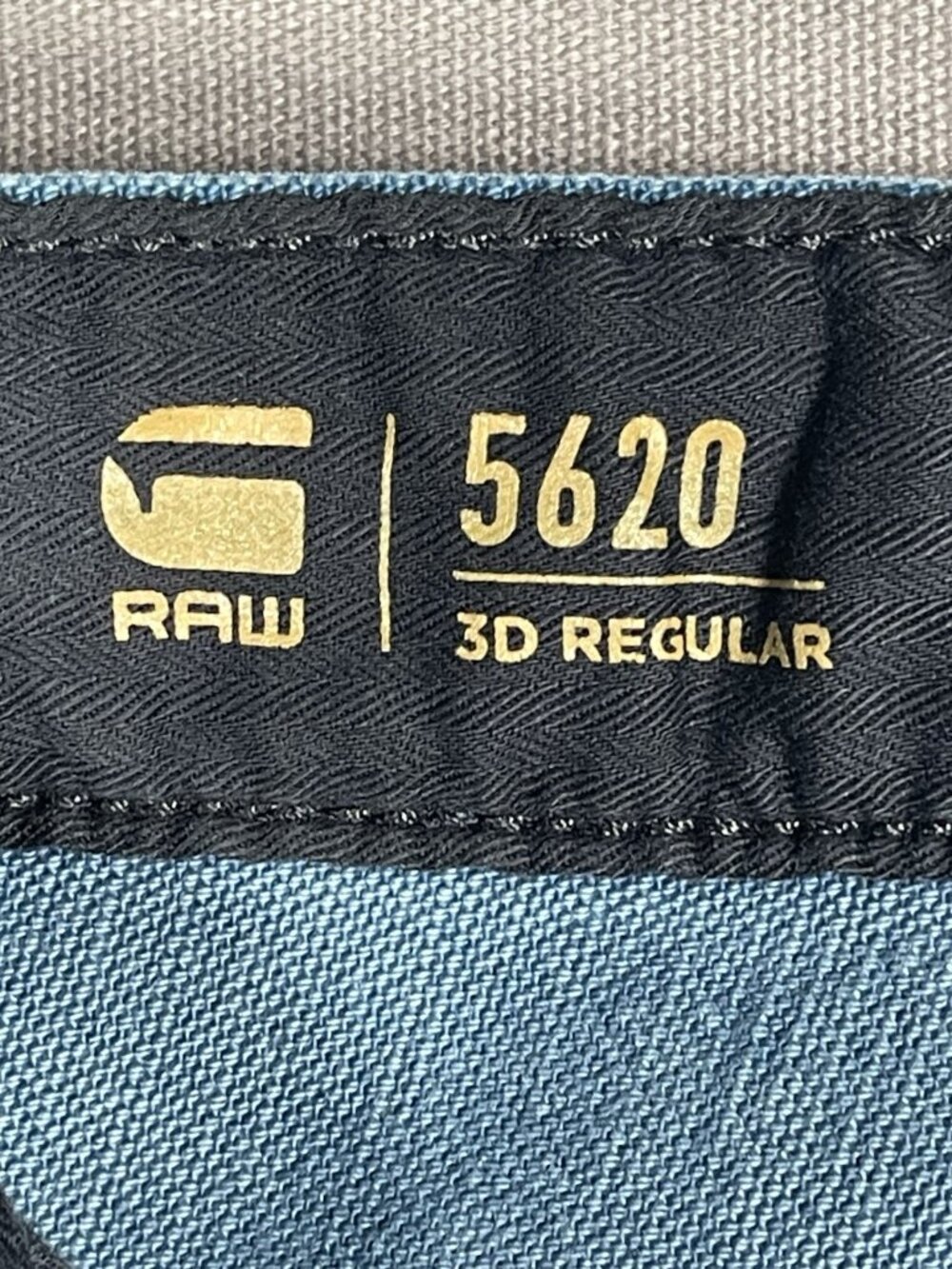 G-Star Raw 5620 Elwood 3D 96 Innovation Regular Blue Canvas Pants - Men 32 X 32 - Picture 4 of 16